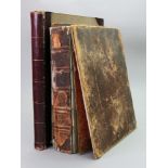 Two Victorian albums containing collections of black and white engravings,