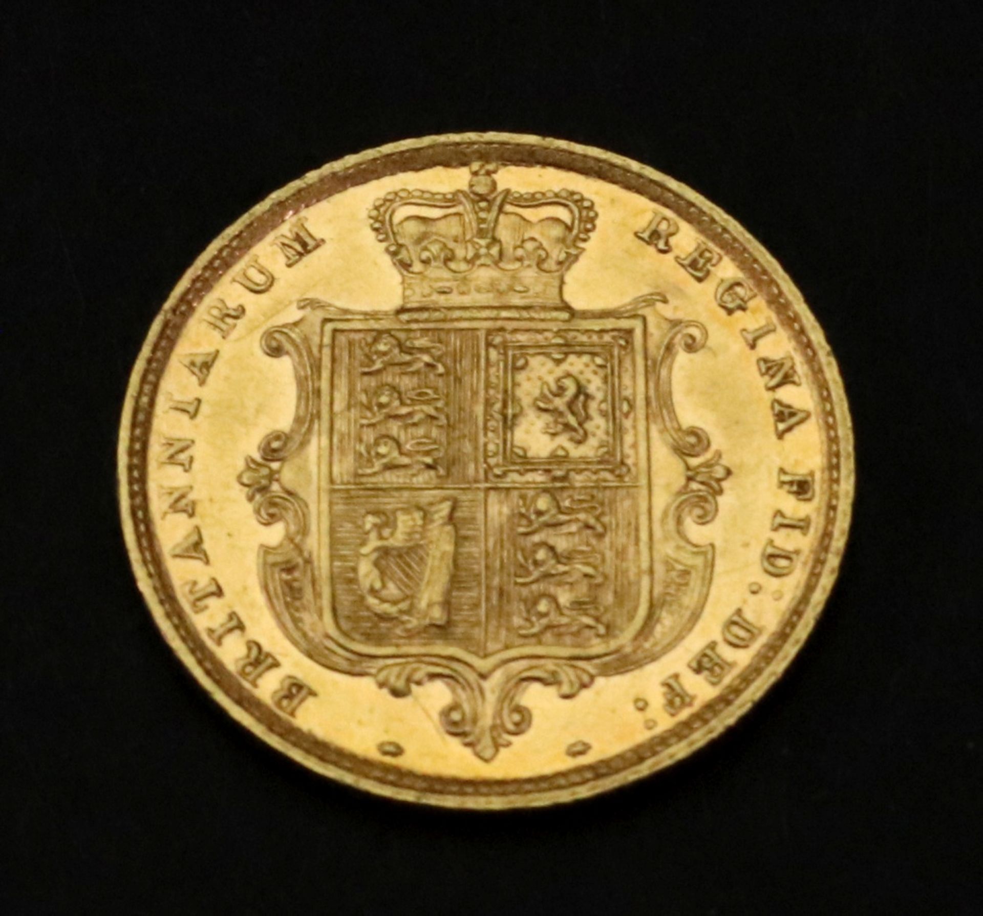Queen Victoria half sovereign 1883. - Image 2 of 4
