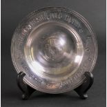 Asprey; a silver reproduction armada dish, London 1986, engraved 'The Dorchester Polo Trophy,