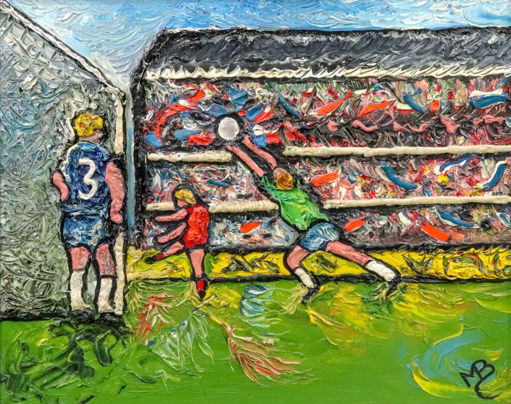 Maria Balfour (British, 1934-2007), A Chelsea Football Match,