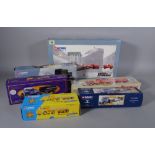 Toys, a large group of boxed Corgi classic models, mainly heavy haulage and lorries.