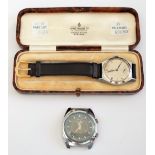 An Omega steel cased gentleman's wristwatch,