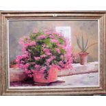 ** Esperon (20th century), Still life, oil on canvas, signed, inscribed and dated 1979 on reverse,