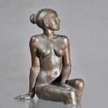 John Bonar Dunlop ARBS (1916-1992), bronze female nude, un-signed, 34cm high.