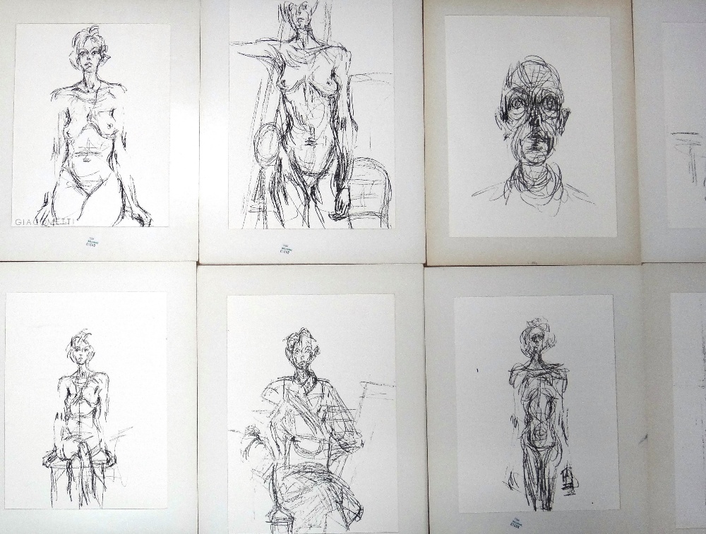 After Alberto Giacometti, a group of thirteen reproduction prints, all unframed, various sizes, - Image 3 of 3
