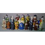 Asian ceramics, comprising; 20th century porcelain figures of various sizes, (qty).