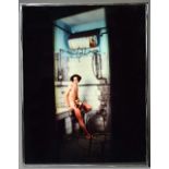 Matt Collishaw, (b.1966), (Ideal Boys) Roberto part 1, 1997, duratrans light box, metal frame, 61.