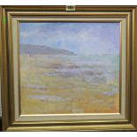 John Denahy (b.1922), Beach at Sion-s-l'Ocean, Vendee, oil on canvasboard, signed, 32cm x 34cm.
