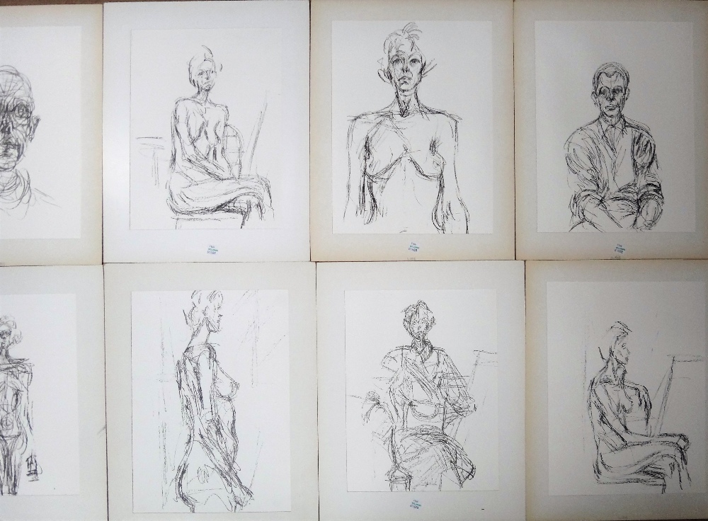 After Alberto Giacometti, a group of thirteen reproduction prints, all unframed, various sizes, - Image 2 of 3