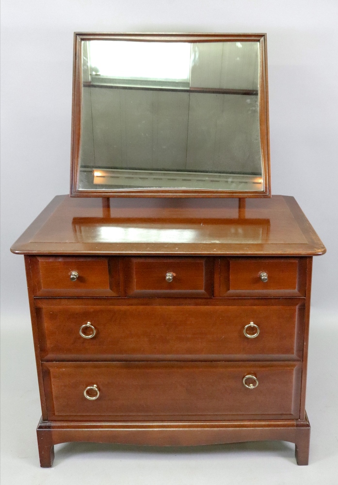 A Stag Minstrel mahogany dressing table,