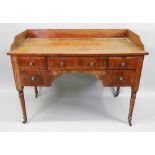 A George IV style mahogany dressing tabl