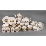 A Spode Persia pattern part coffee servi