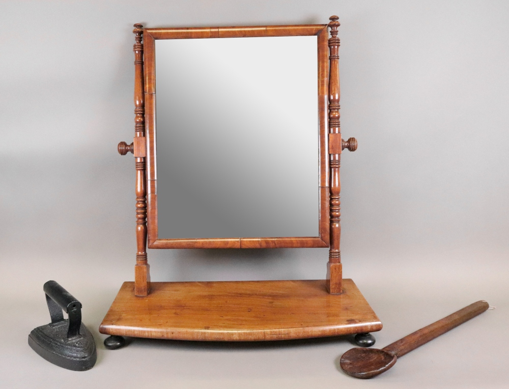 An early 19th century mahogany swing toi