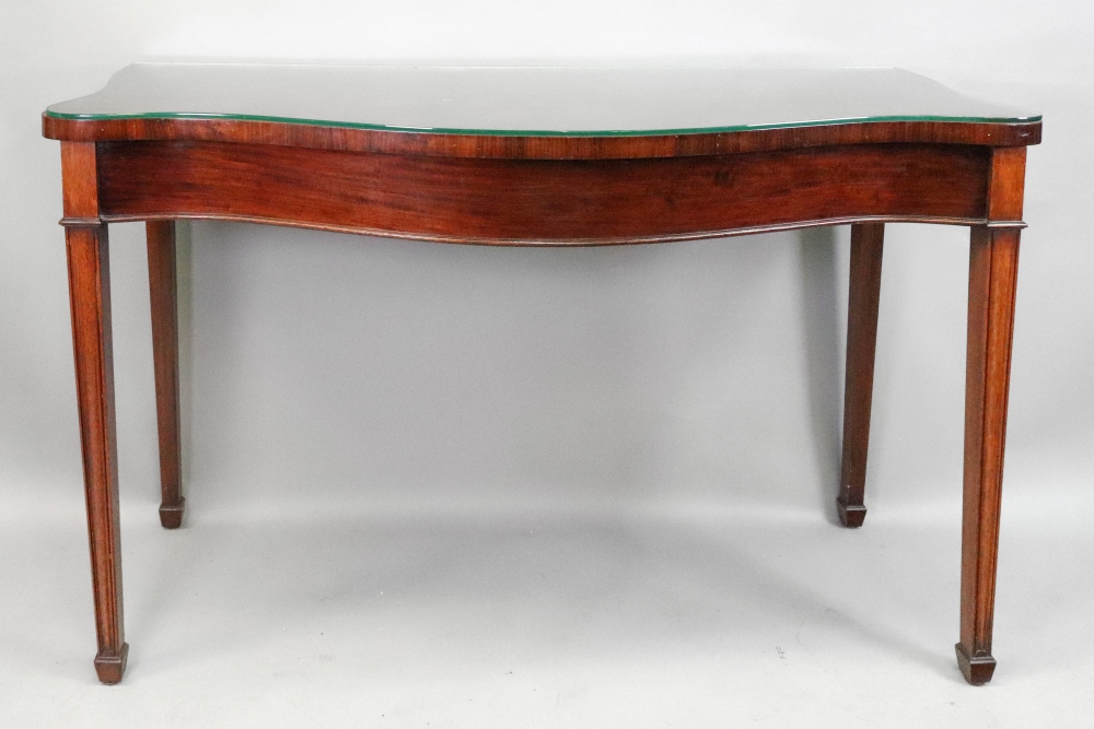 A reproduction George III style mahogany