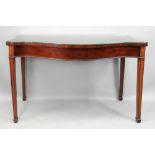 A reproduction George III style mahogany