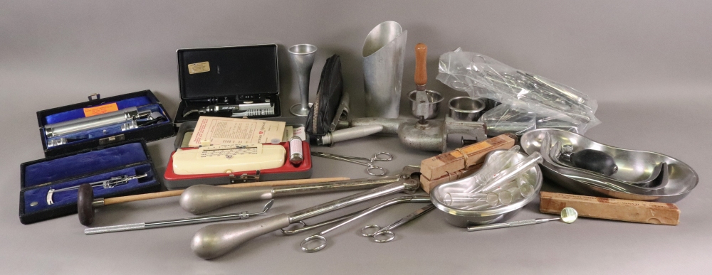 A large collection of medical instrument