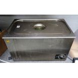 A Walker stainless steel ultrasonic bath 53cm wide;