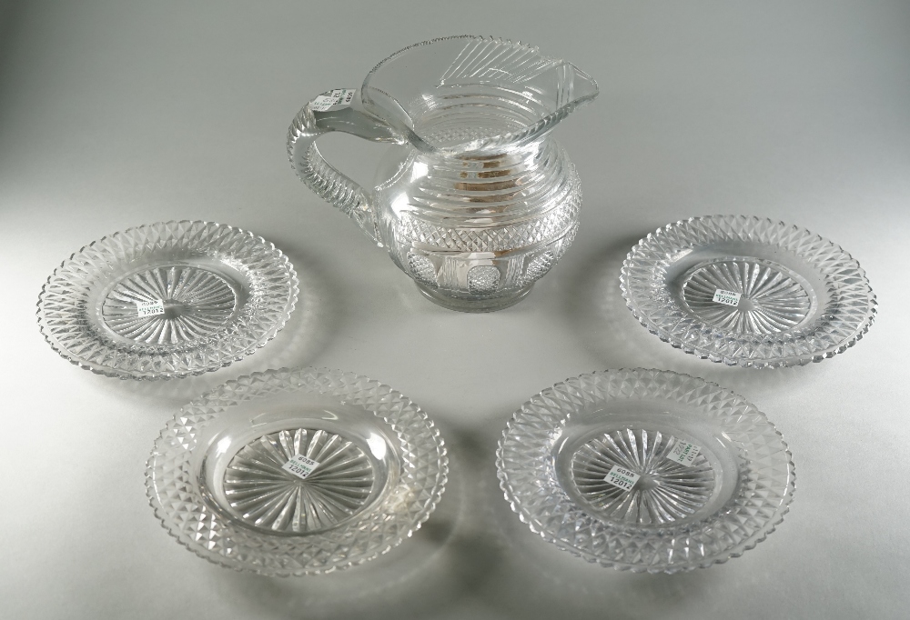 A group of cut glass tableware, early 19th century and later, - Image 5 of 5