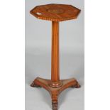 A marquetry inlaid satinwood occasional table,