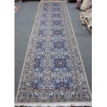 A part silk Nain runner, Persian,