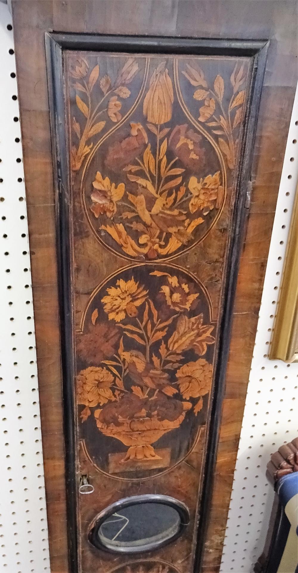 A walnut and marquetry longcase clock By Solomon Bouquet, London, - Image 7 of 27