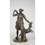After the antique, patinated bronze, late 19th century,