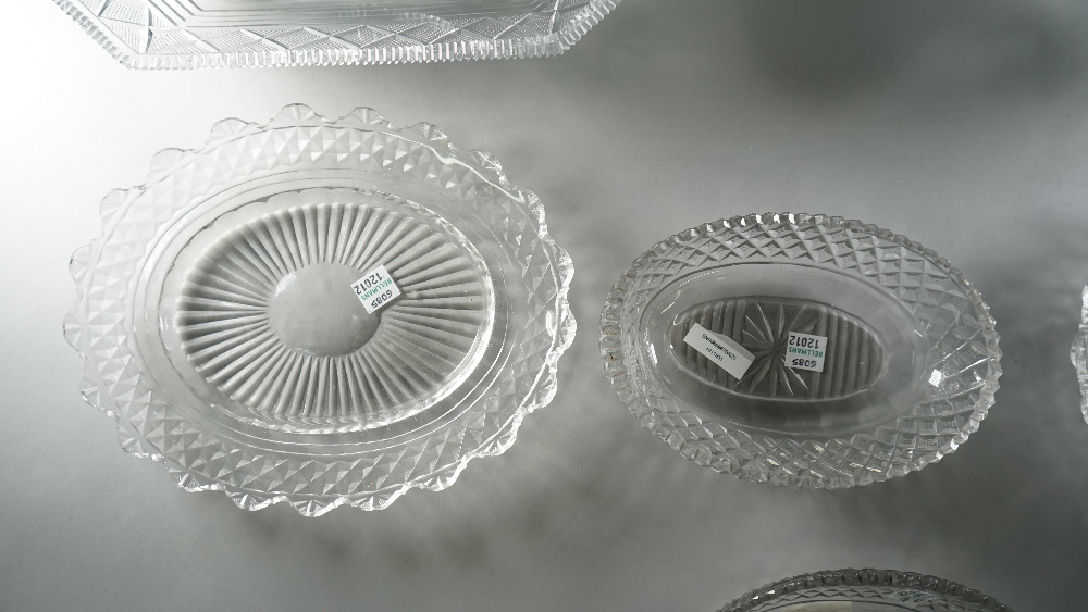 A group of cut glass tableware, early 19th century and later, - Image 3 of 5