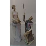 Lladro; The Quest, 5224, boxed, 36cm high, Peaceful Dove, 6289, boxed 13cm high, Peaceful Dove,
