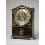 A parcel gilt and black lacquered bracket clock The dial signed William Terry,