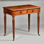 In the manner of Gillows; an early 19th century mahogany side table,