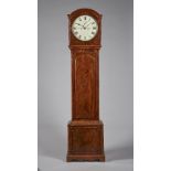 A late Regency mahogany longcase clock By Newsome,