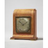 An Edwardian leather desk timepiece Retailed by the Goldsmiths & Silversmiths, London,
