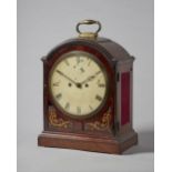 A George III brass-mounted mahogany striking bracket clock By Williamson, Royal Exchange,
