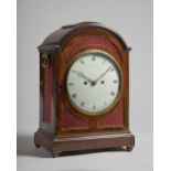 A Regency mahogany bracket clock By Ellicott & Taylor, London,