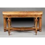 In the manner of George Bullock; a 19th century console,