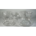 A group of glassware, early 19th century and later,