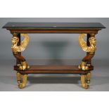 An Empire style console table,
