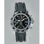 Montblanc; a gentleman's Meisterstuck stainless steel wristwatch, model number 7034,