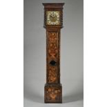 A walnut and marquetry longcase clock By Solomon Bouquet, London,