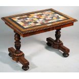 A William IV rosewood occasional table,