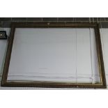 A large 20th century giltwood picture frame.