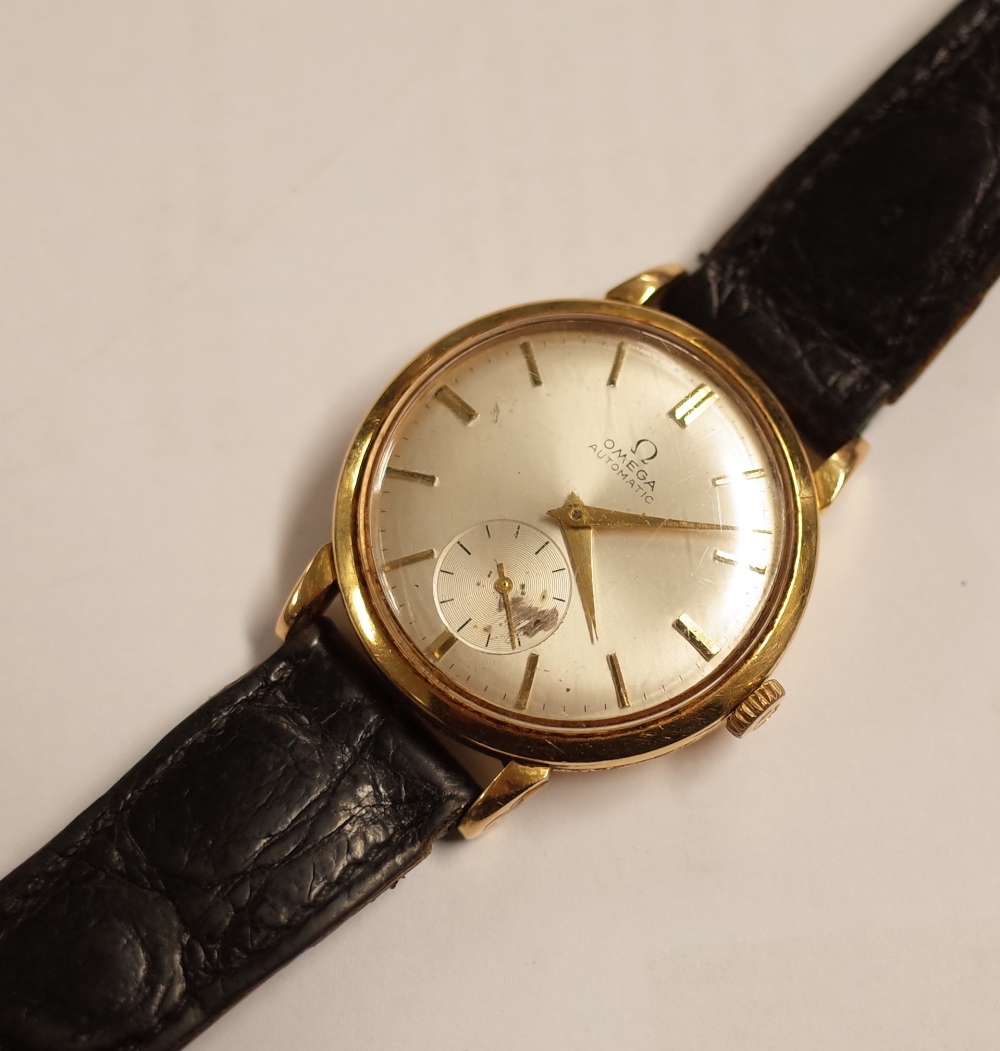 An Omega Automatic gold cased gentleman's wristwatch, with a signed jewelled movement, - Image 7 of 9