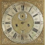A stained pine longcase clock The dial inscribed Joseph Windmills,