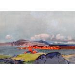 Harry Watson (1871-1936), Iona looking towards the Ross of Mull across the Sound of Iona,