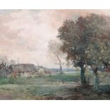 Ewan Geddes (1865-1935), Muirton, Perthshire, watercolour, signed and dated 1921,