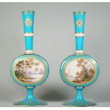 A pair of Sevres-style vases, 19th century,
