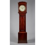 A late William IV mahogany Scottish longcase clock By Thomas Dobbie,