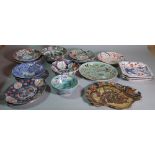 A quantity of 20th century decorative Chinese plates and bowls of varying patterns and styles,