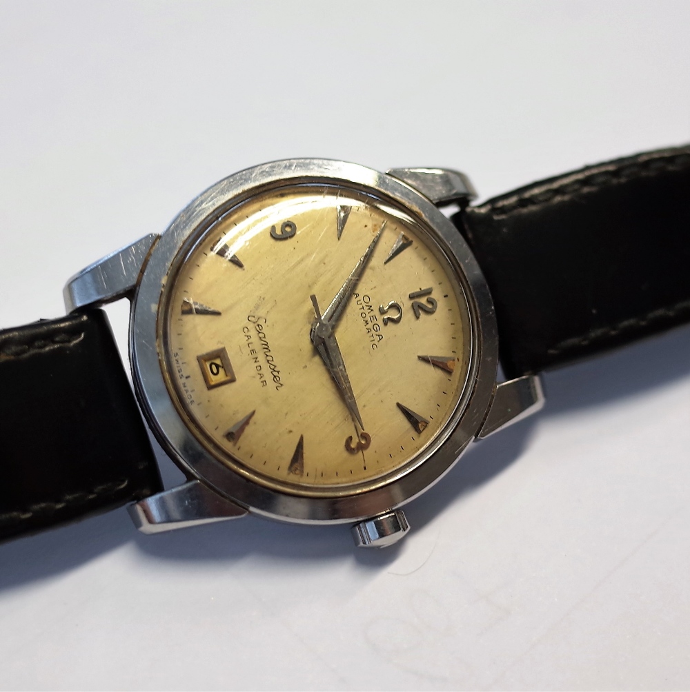 An Omega M.O.D issue base metal cased gentleman's wristwatch, the caseback detailed A. - Image 4 of 12