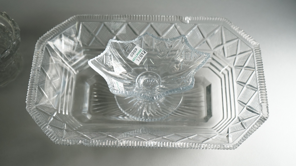 A group of cut glass tableware, early 19th century and later, - Image 2 of 5